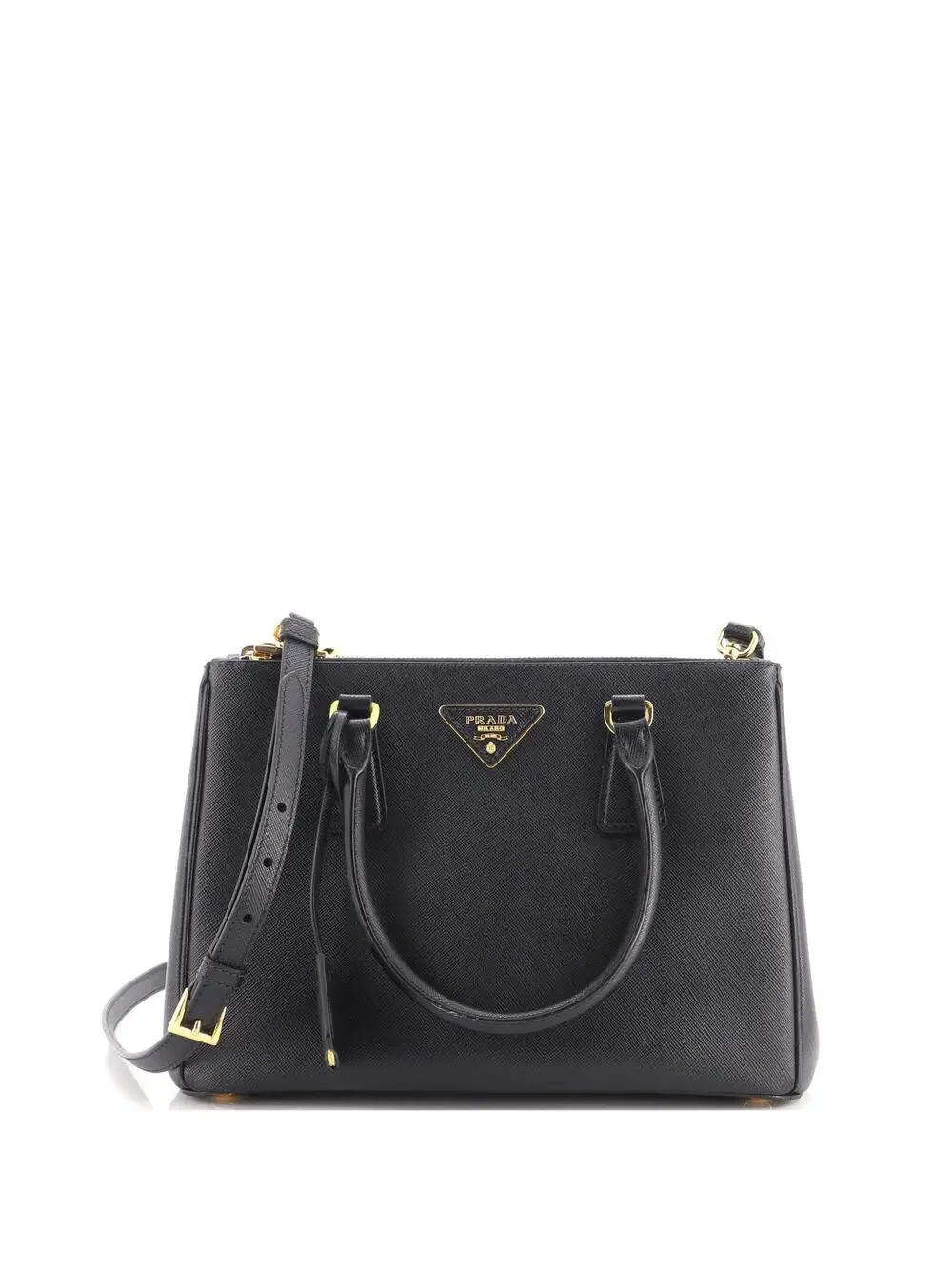Prada Galleria Double Zip Tote Saffiano #334703P15B